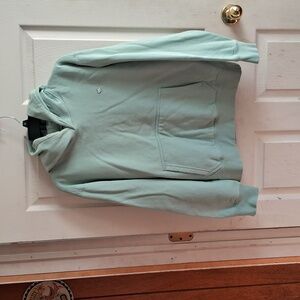 Adidas women's size medium green pullover hoodie with kangaroo pocket